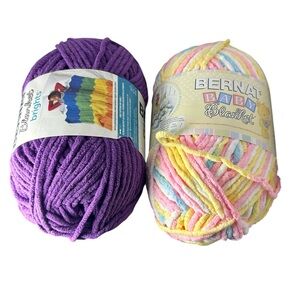 2 Bernat Baby Blanket Yarn